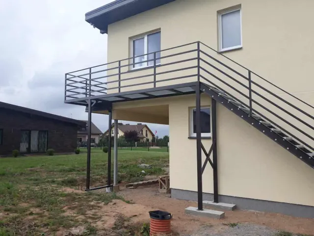 lauko laiptai, evakuaciniai laiptai