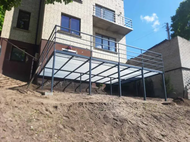 metalinių terasų gamyba