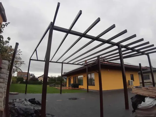 metalinių terasų gamyba