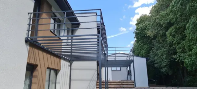 metalinių terasų gamyba